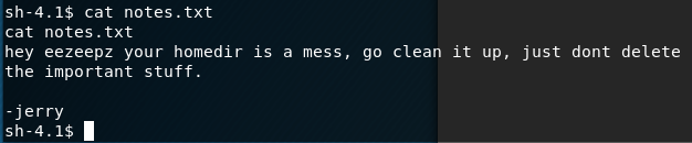 Fristileaks Privesc - Reviewing notes.txt