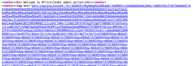 Fristileaks Web Recon - Image is really a base64 blog