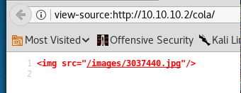 Fristileaks Web Recon Cola Image Data