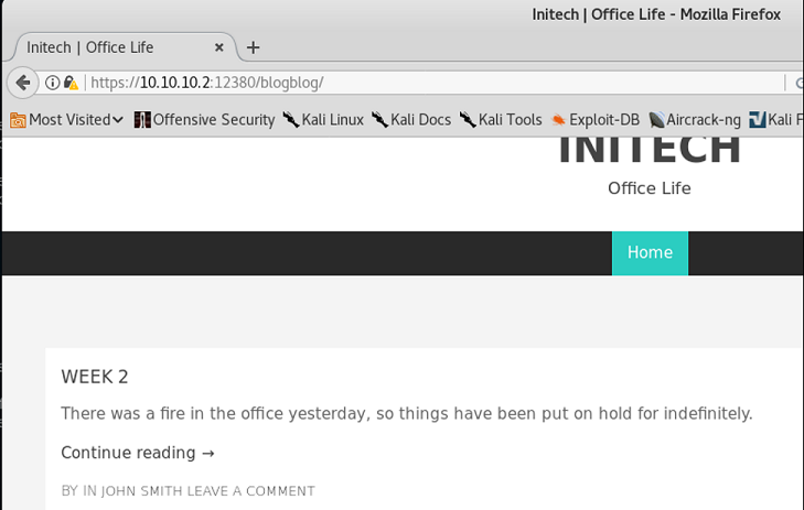 Stapler Vulnhub Target Discovery - Initech Office Life Blog