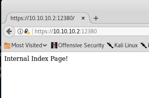 Stapler Vulnhub Target Discovery - Website running on TCP 12380