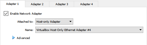 Vulnhub Wintermute - VirtualBox Setup - Assign first NIC to attacking computer