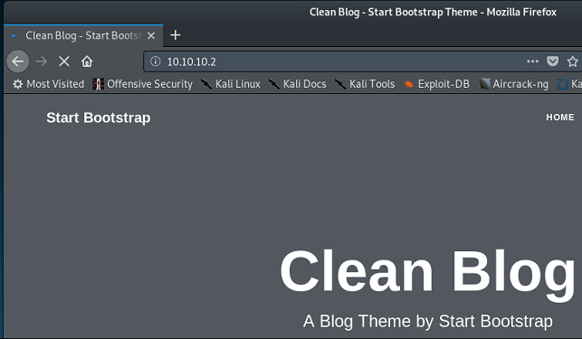 Toppo is running a blog called 'Clean Blog'